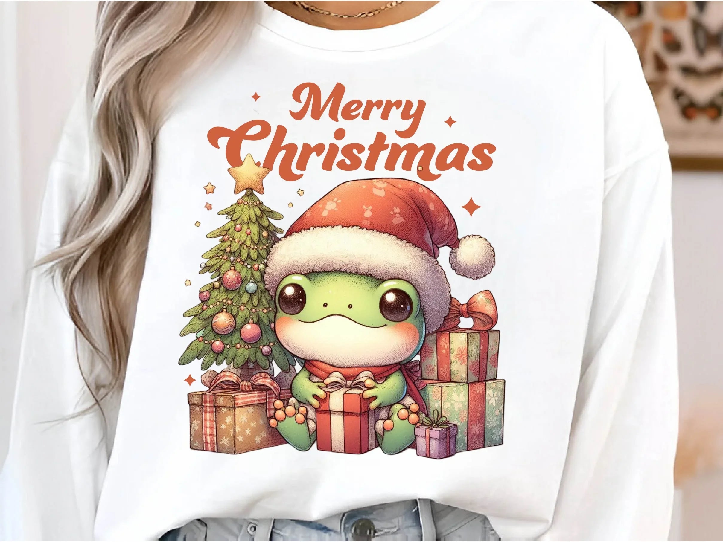 Frog Christmas Merry Christmas Clipart Bundle - CraftNest - Digital Crafting and Art
