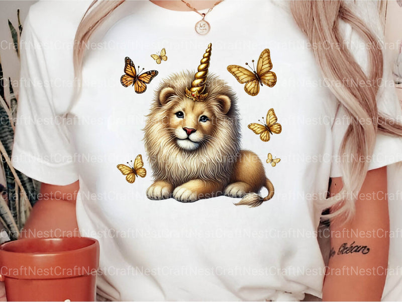 Unicorn Lion Clipart Bundle - CraftNest - Digital Crafting and Art