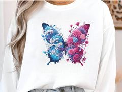 Butterfly Flowers Clipart Bundle 12 - CraftNest - Digital Crafting and Art