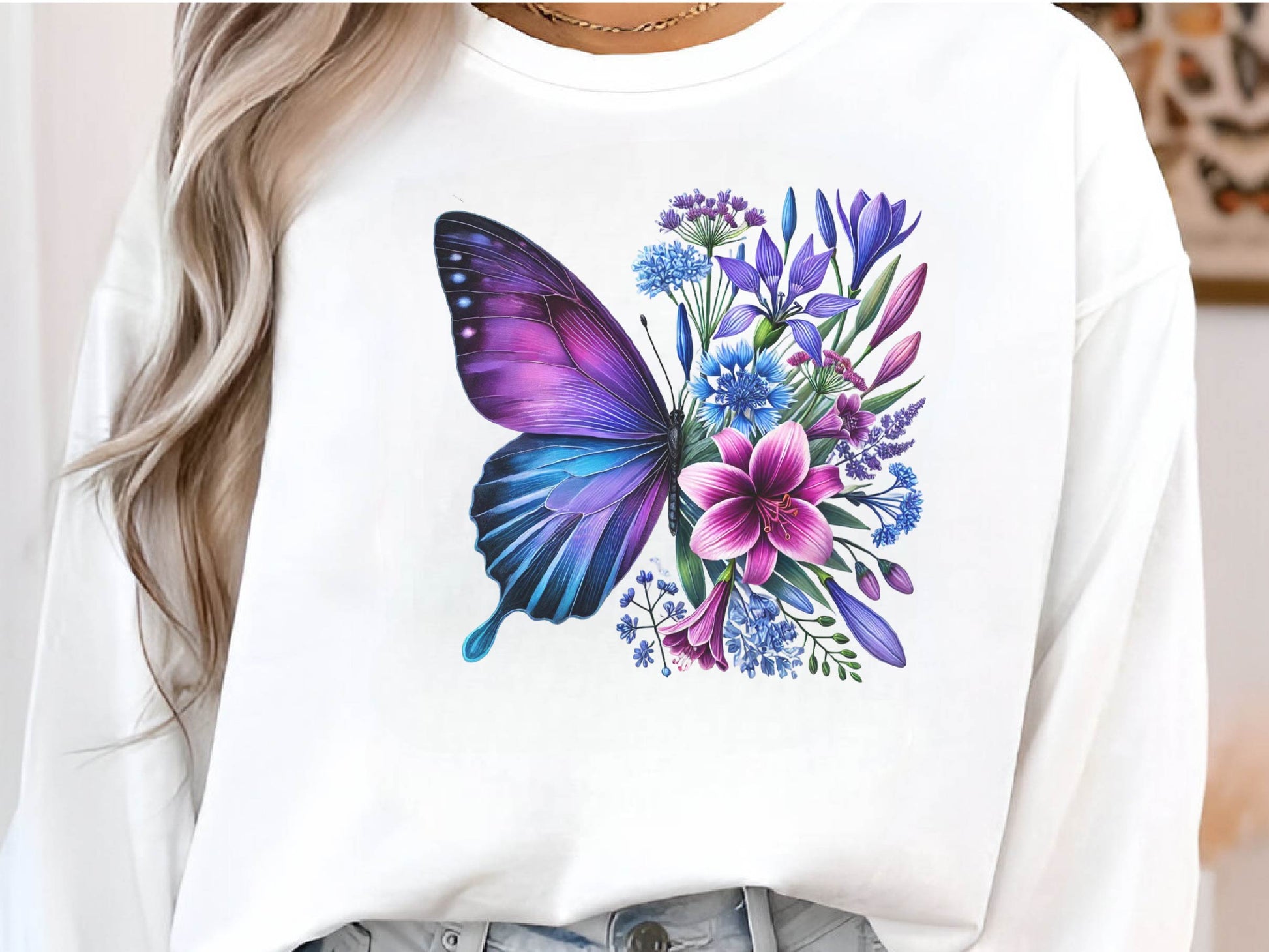 Butterfly Flowers Clipart Bundle 19 - CraftNest - Digital Crafting and Art