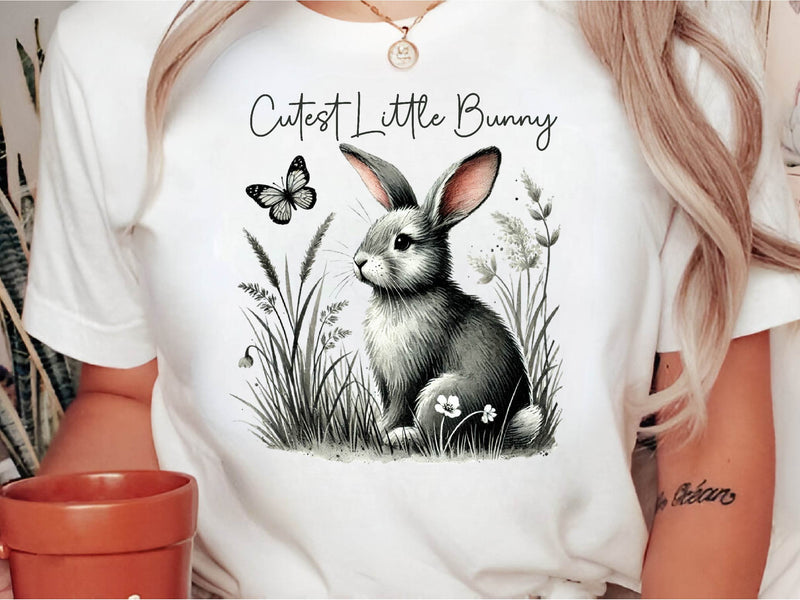 Cutest Little Bunny Floral Bunny Clipart Bundle - CraftNest - Digital Crafting and Art