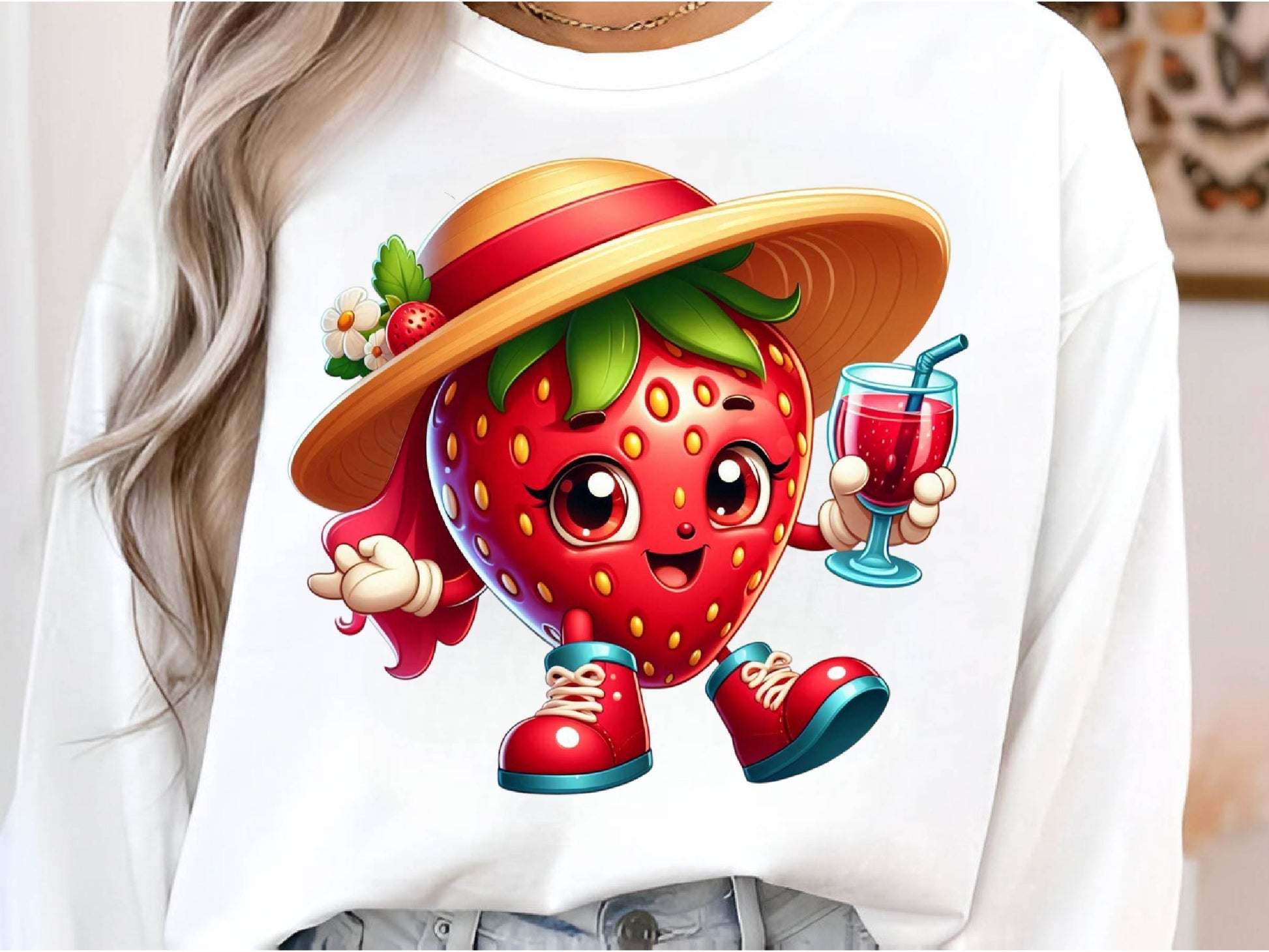 Cute Strawberry Clipart Bundle - CraftNest - Digital Crafting and Art