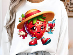 Cute Strawberry Clipart Bundle - CraftNest - Digital Crafting and Art