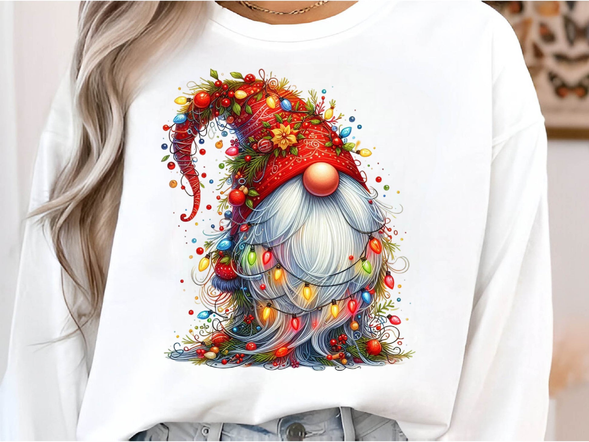 Christmas Gnome Light Clipart Bundle 1 - CraftNest - Digital Crafting and Art