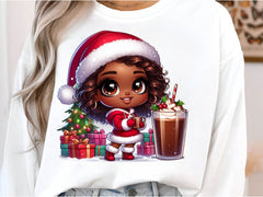 Christmas Christmas Black Girl Clipart Bundle - CraftNest - Digital Crafting and Art