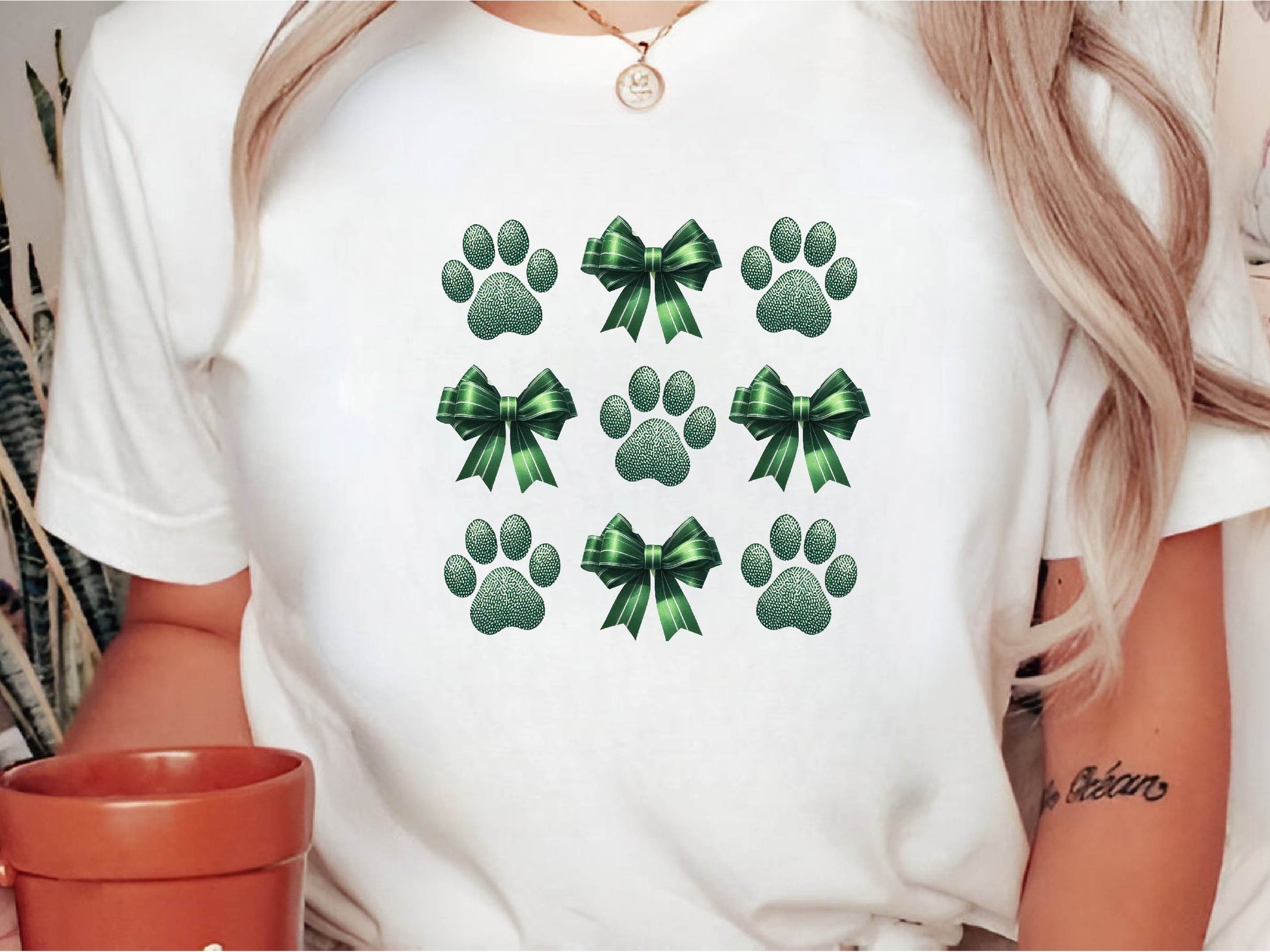St Patricks Day Dog Cat Coquette Bow Clipart Bundle - CraftNest - Digital Crafting and Art