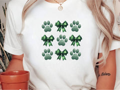 St Patricks Day Dog Cat Coquette Bow Clipart Bundle - CraftNest - Digital Crafting and Art