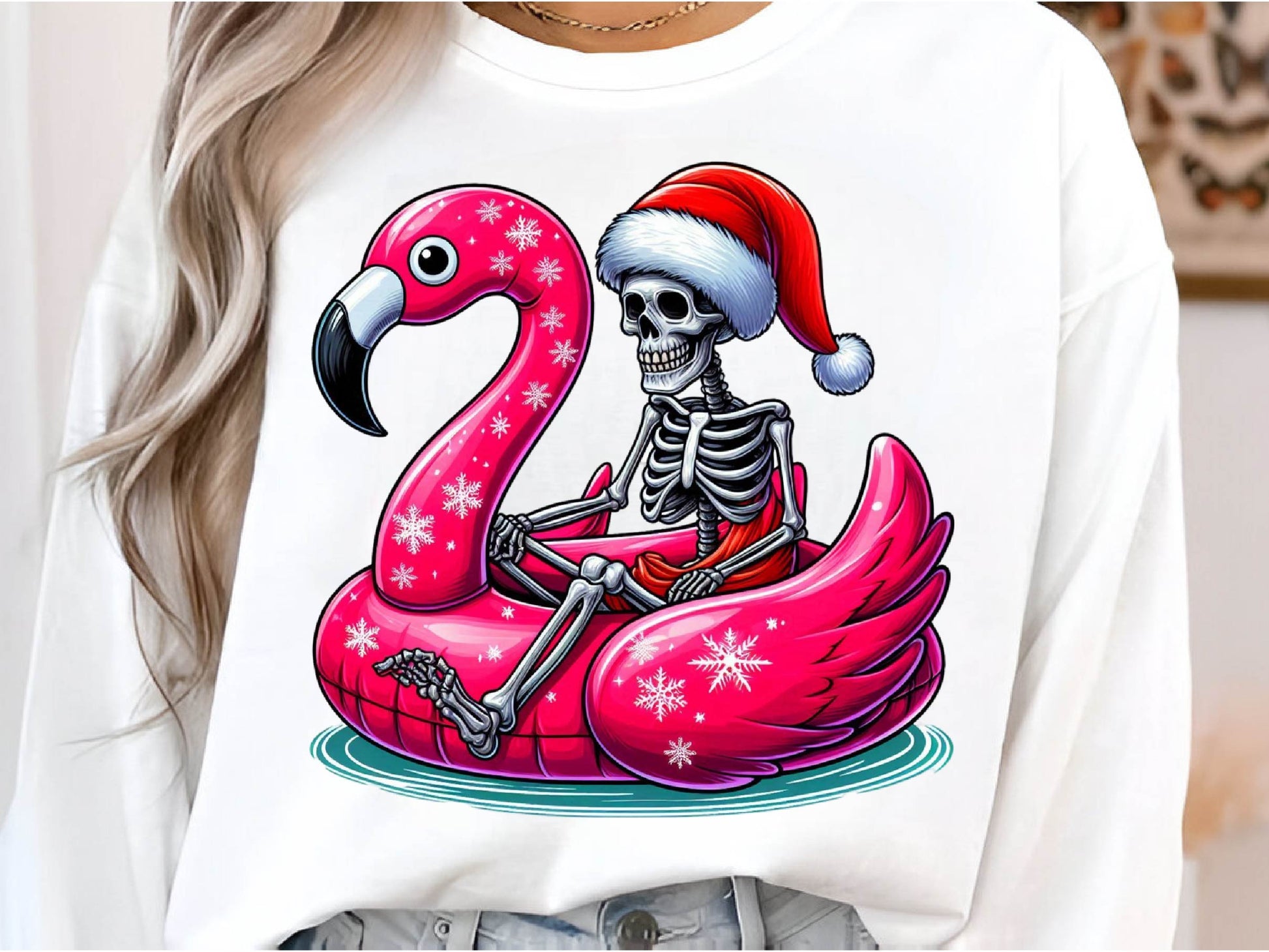 Christmas Skeleton Flamingo Clipart Bundle - CraftNest - Digital Crafting and Art