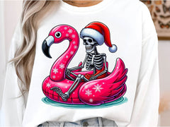 Christmas Skeleton Flamingo Clipart Bundle - CraftNest - Digital Crafting and Art