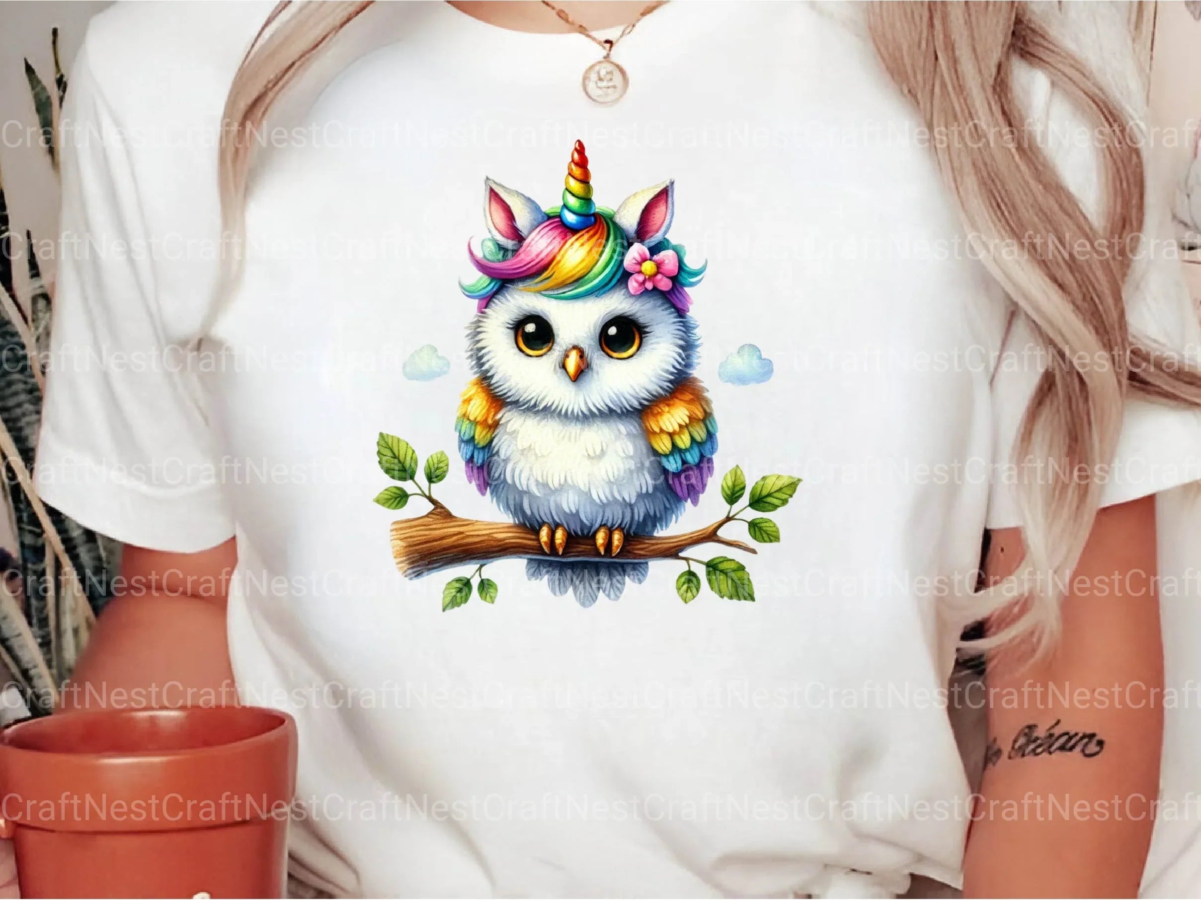 Unicorn Owl Clipart Bundle - CraftNest - Digital Crafting and Art