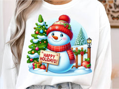 Christmas Western Snowman Clipart Bundle - CraftNest - Digital Crafting and Art