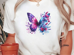 Butterfly Flowers Clipart Bundle 18 - CraftNest - Digital Crafting and Art