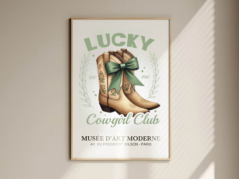 St Patricks Day Lucky Cowgirl Coquette Clipart Bundle - CraftNest - Digital Crafting and Art