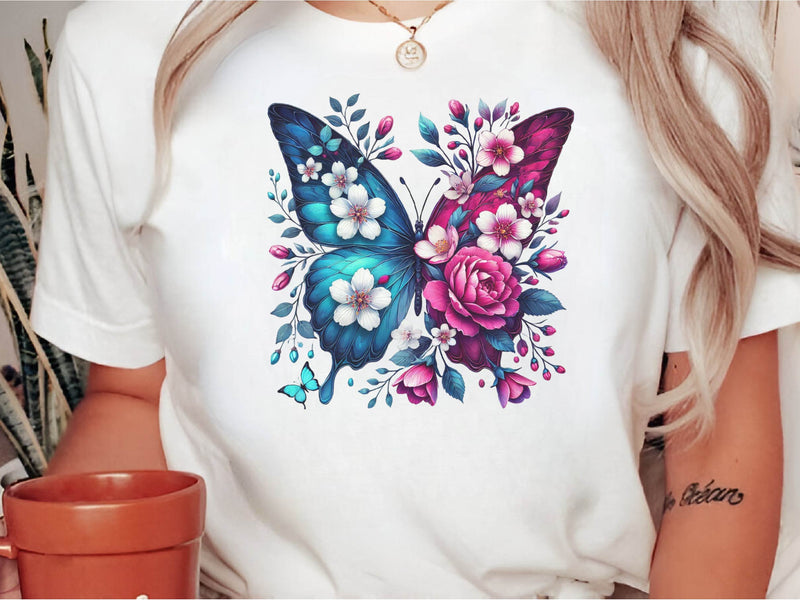 Butterfly Flowers Clipart Bundle 2 - CraftNest - Digital Crafting and Art