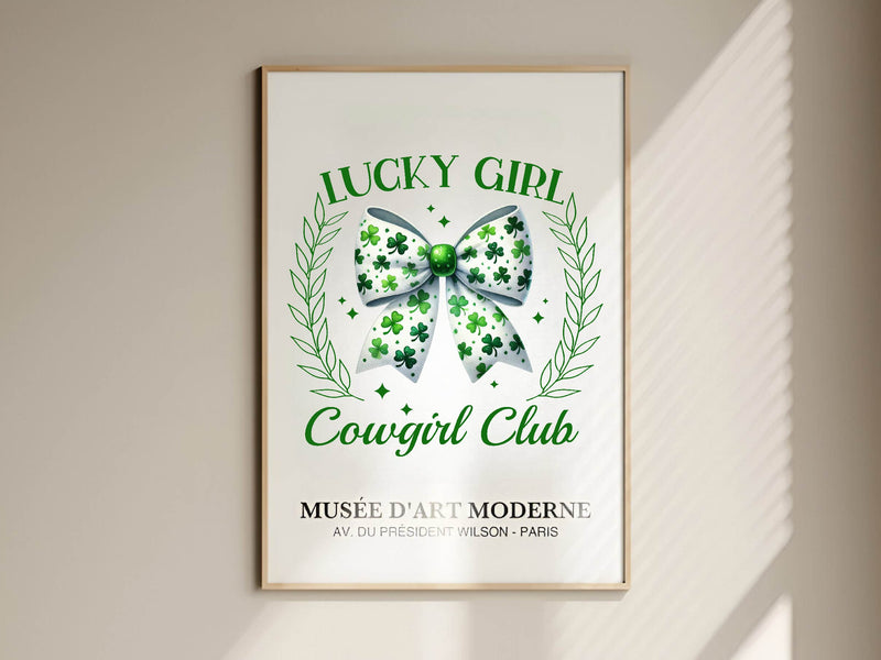 St Patricks Day Coquette Lucky Girl Clipart Bundle - CraftNest - Digital Crafting and Art