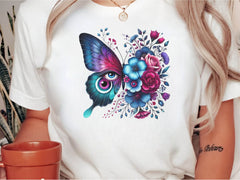 Butterfly Flowers Clipart Bundle14 - CraftNest - Digital Crafting and Art