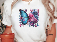 Butterfly Flowers Clipart Bundle13 - CraftNest - Digital Crafting and Art