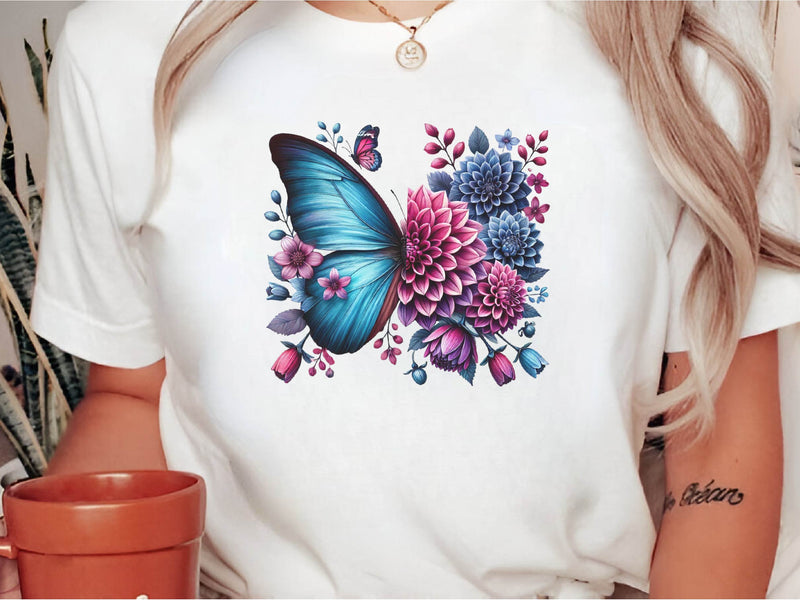 Butterfly Flowers Clipart Bundle13 - CraftNest - Digital Crafting and Art