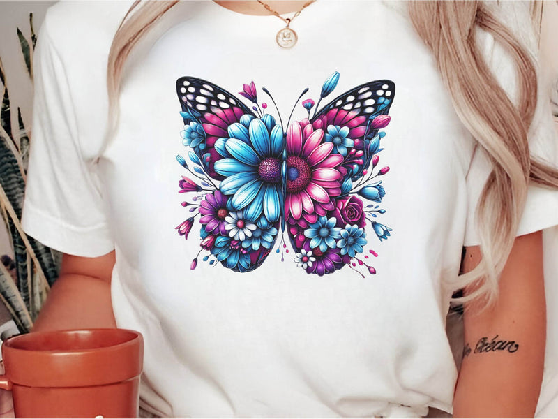 Butterfly Flowers Clipart Bundle 17 - CraftNest - Digital Crafting and Art