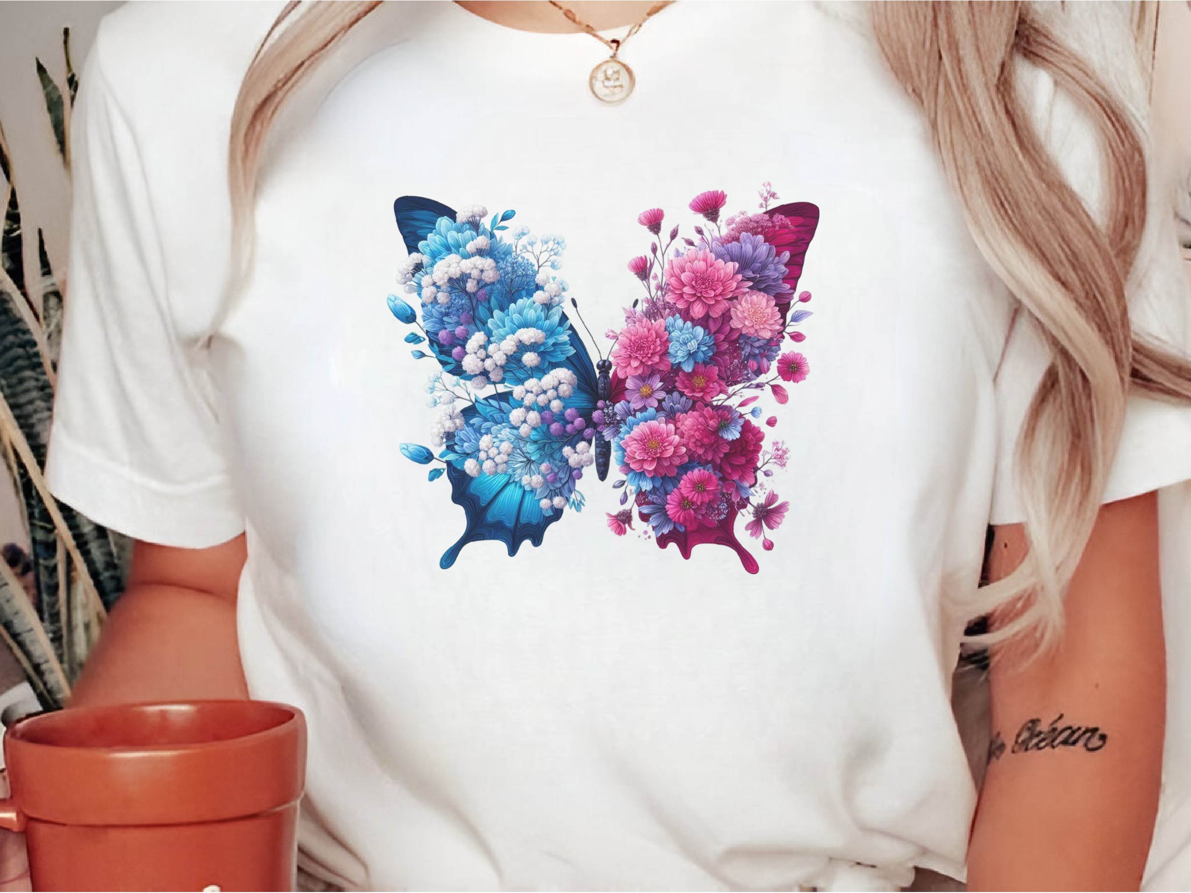 Butterfly Flowers Clipart Bundle 12 - CraftNest - Digital Crafting and Art