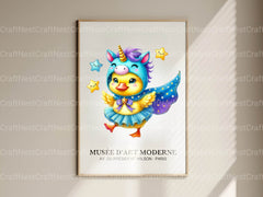 Unicorn Chicken Clipart Bundle - CraftNest - Digital Crafting and Art