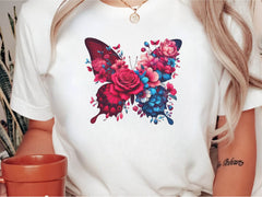 Butterfly Flowers Clipart Bundle 20 - CraftNest - Digital Crafting and Art