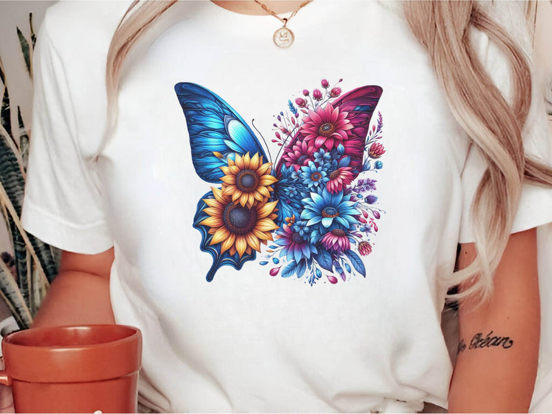 Butterfly Flowers Clipart Bundle 1 - CraftNest - Digital Crafting and Art