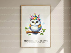 Unicorn Owl Clipart Bundle - CraftNest - Digital Crafting and Art