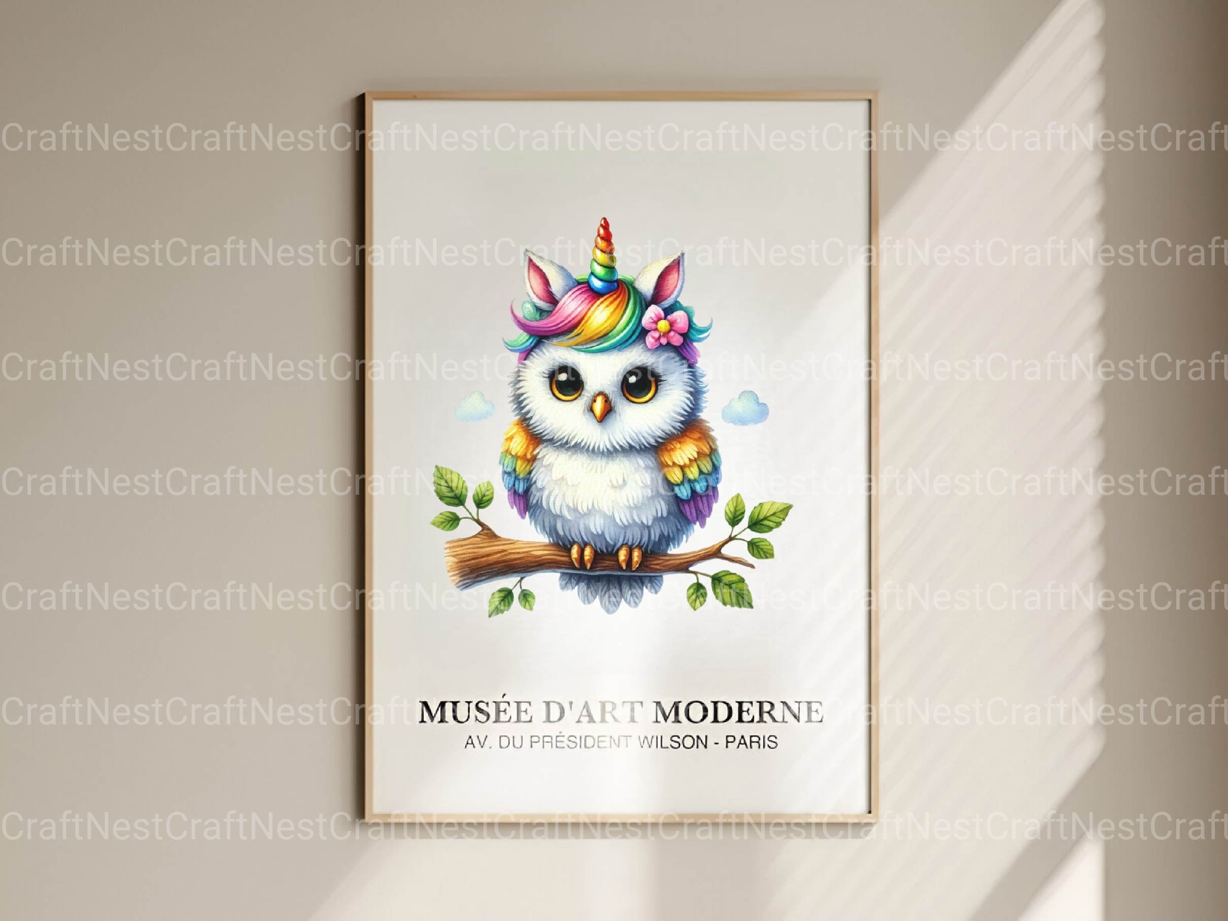 Unicorn Owl Clipart Bundle - CraftNest - Digital Crafting and Art