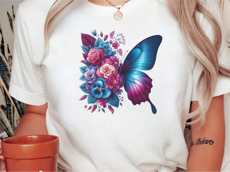 Butterfly Flowers Clipart Bundle 7 - CraftNest - Digital Crafting and Art