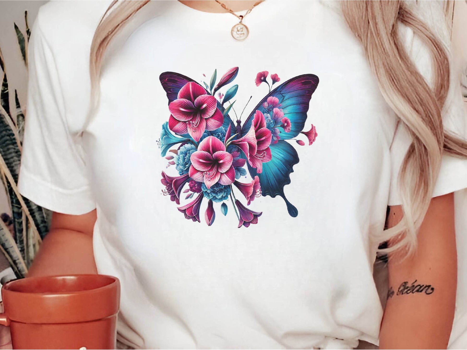 Butterfly Flowers Clipart Bundle 23 - CraftNest - Digital Crafting and Art