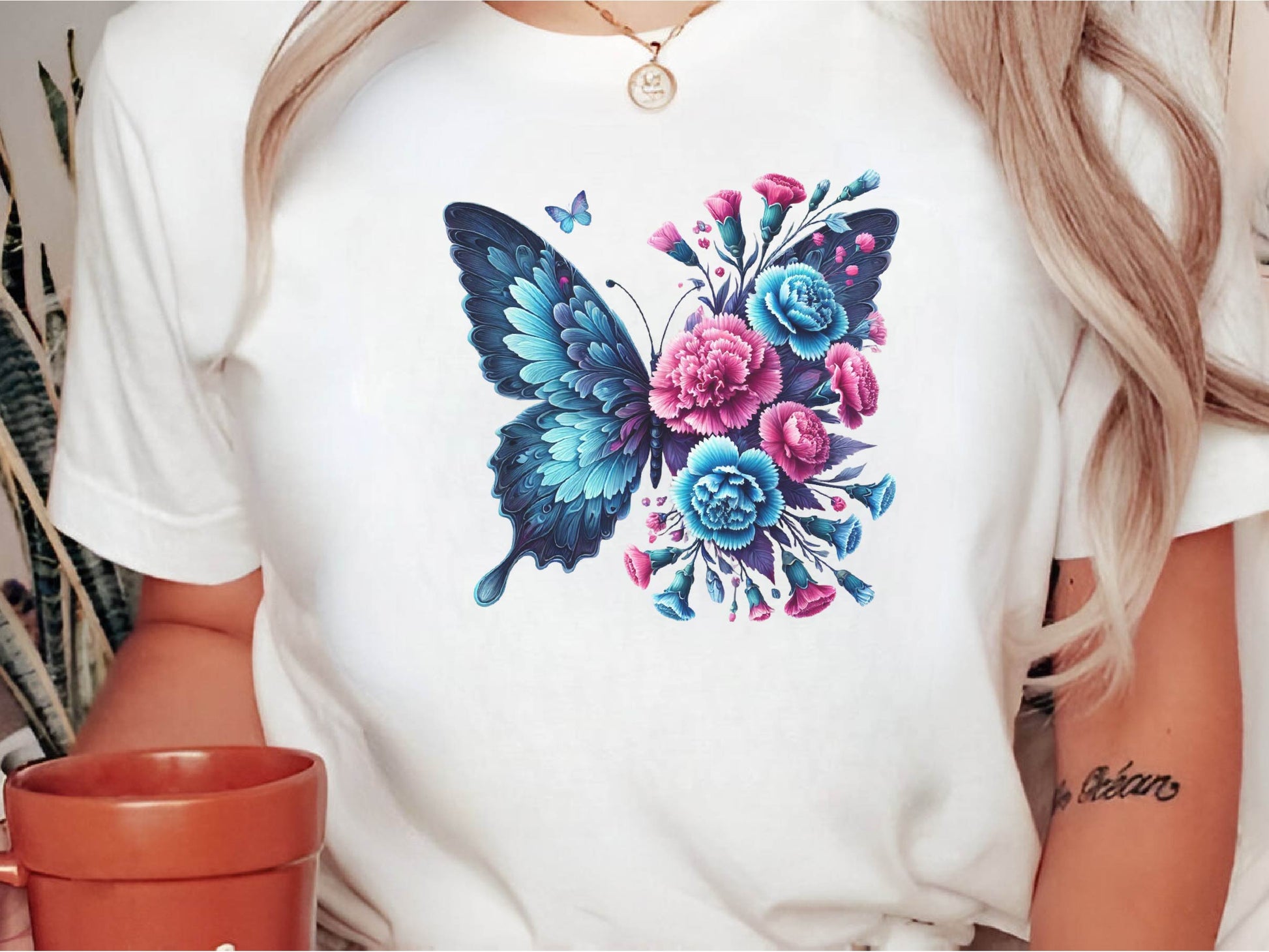 Butterfly Flowers Clipart Bundle 21 - CraftNest - Digital Crafting and Art