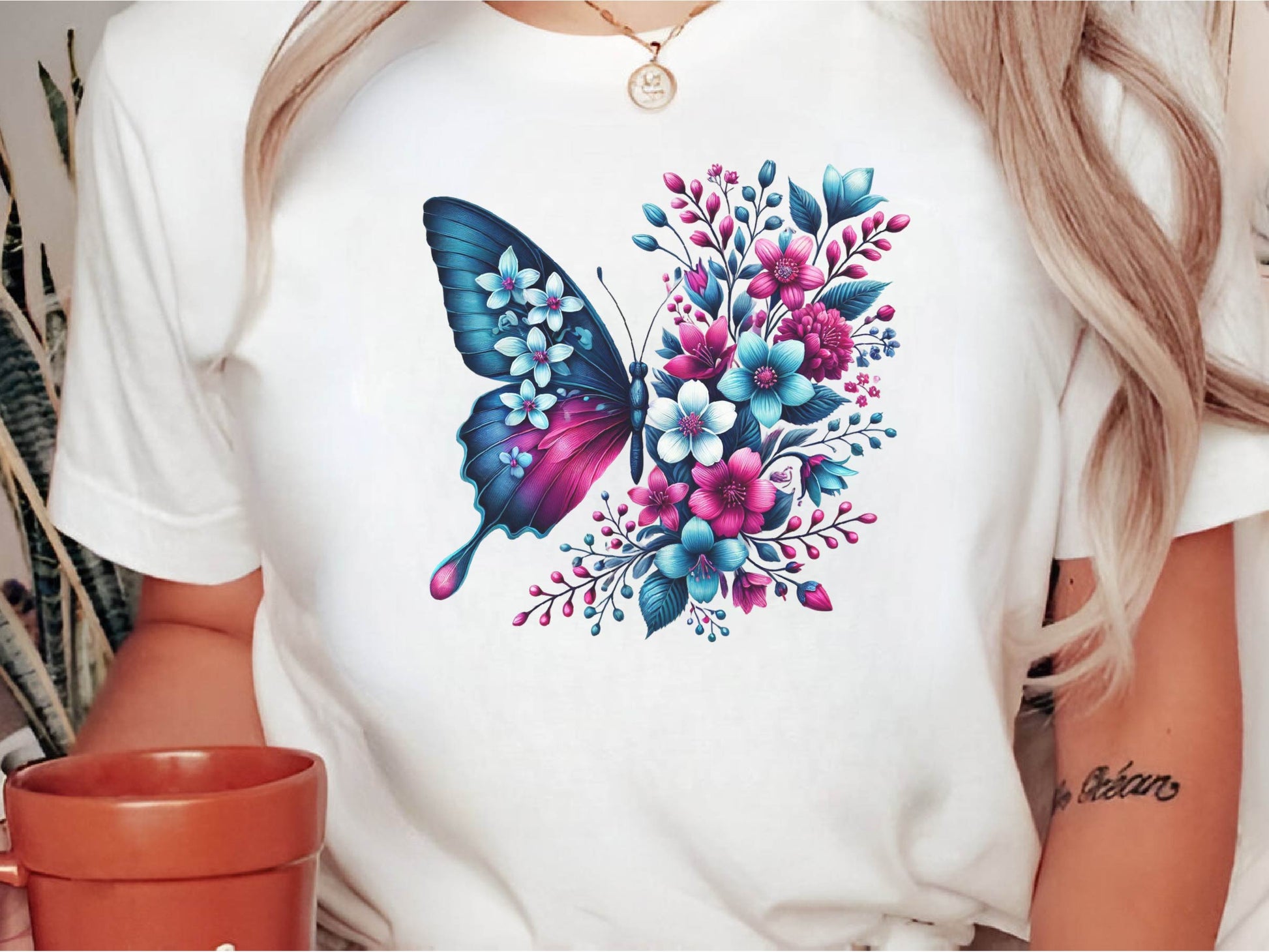 Butterfly Flowers Clipart Bundle 4 - CraftNest - Digital Crafting and Art