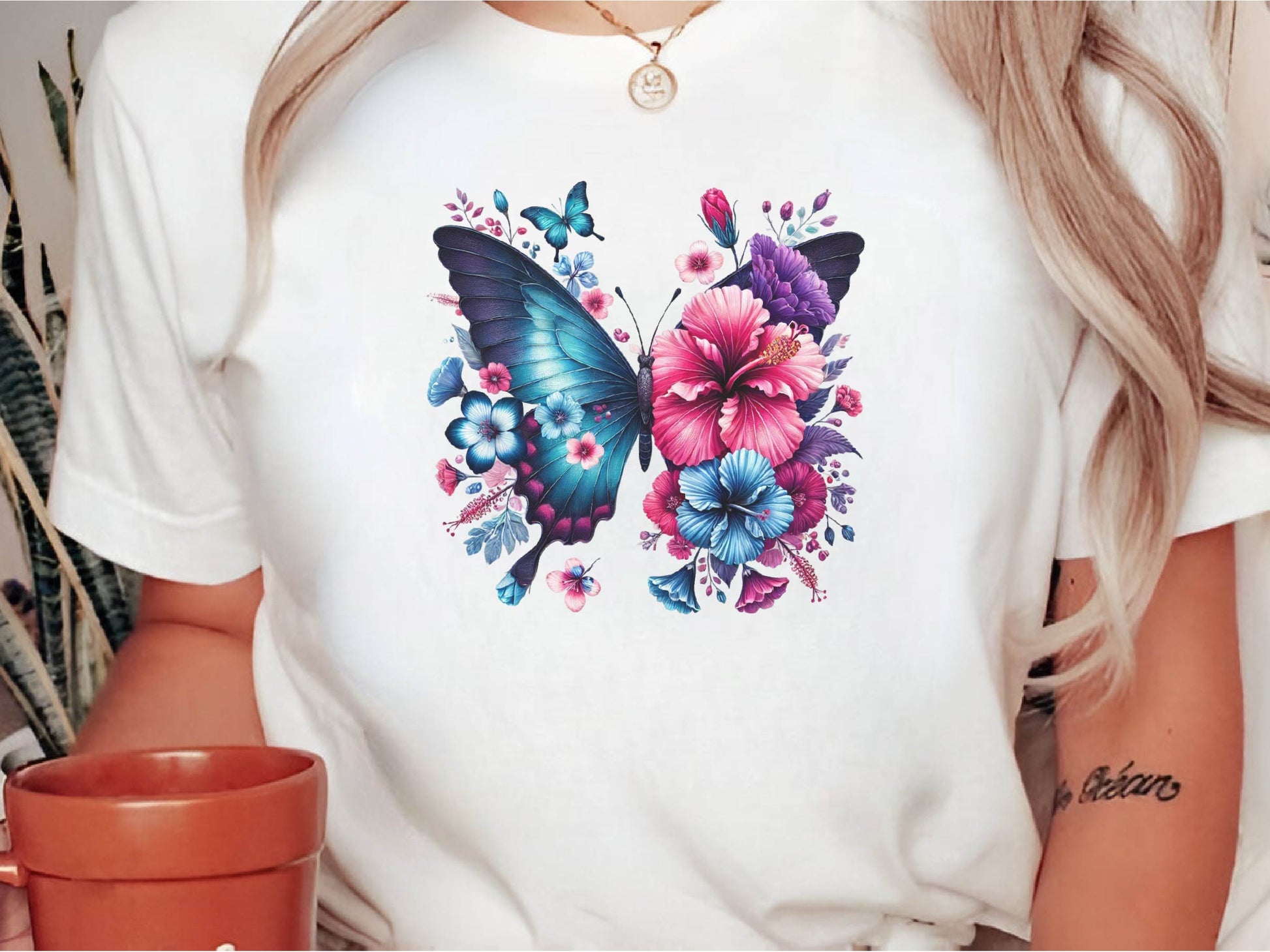 Butterfly Flowers Clipart Bundle 16 - CraftNest - Digital Crafting and Art