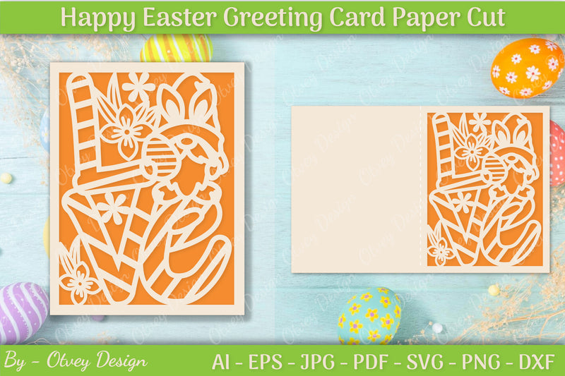 Easter Greeting Card SVG Bundle 16 - CraftNest - Digital Crafting and Art