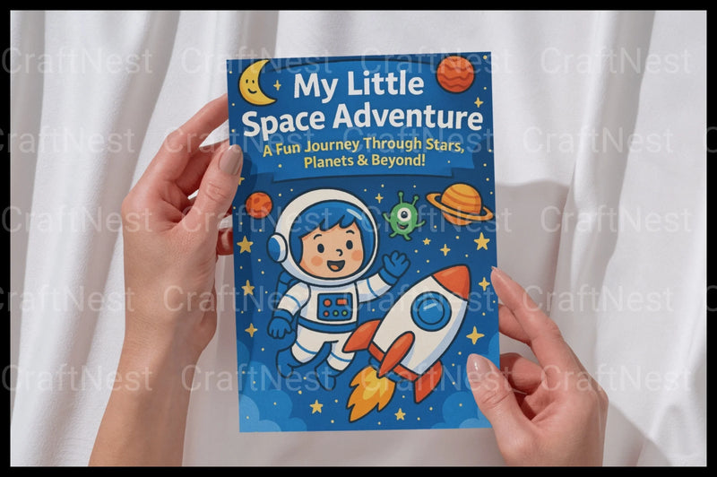 My Little Space Adventure for Kids - CraftNest - Digital Crafting and Art