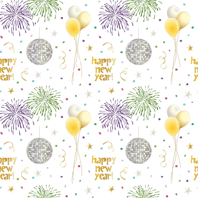Happy New Year 2024 Seamless Digital Paper - CraftNest - Digital Crafting and Art