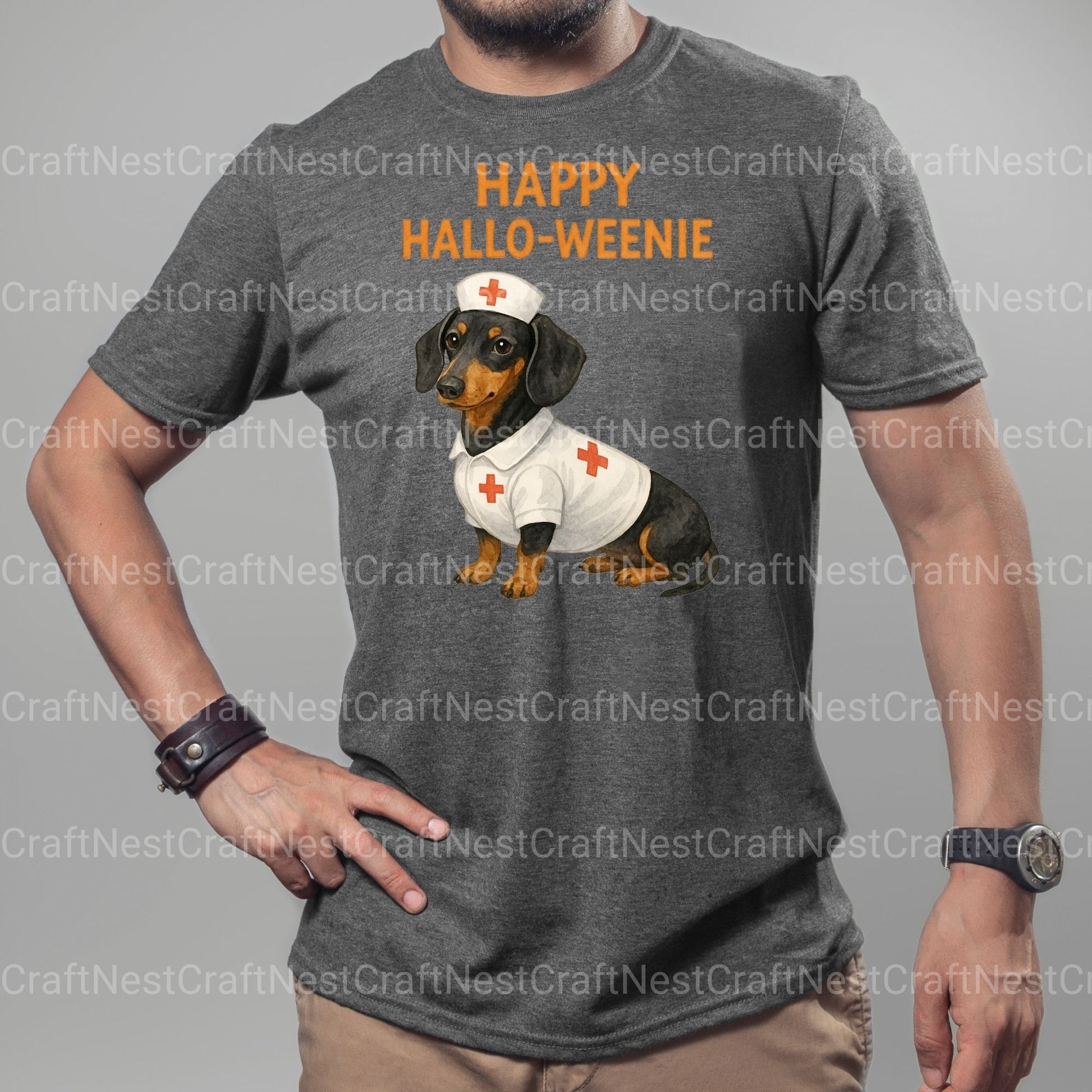 Dachshund Nurse Halloween Clipart Bundle - CraftNest - Digital Crafting and Art