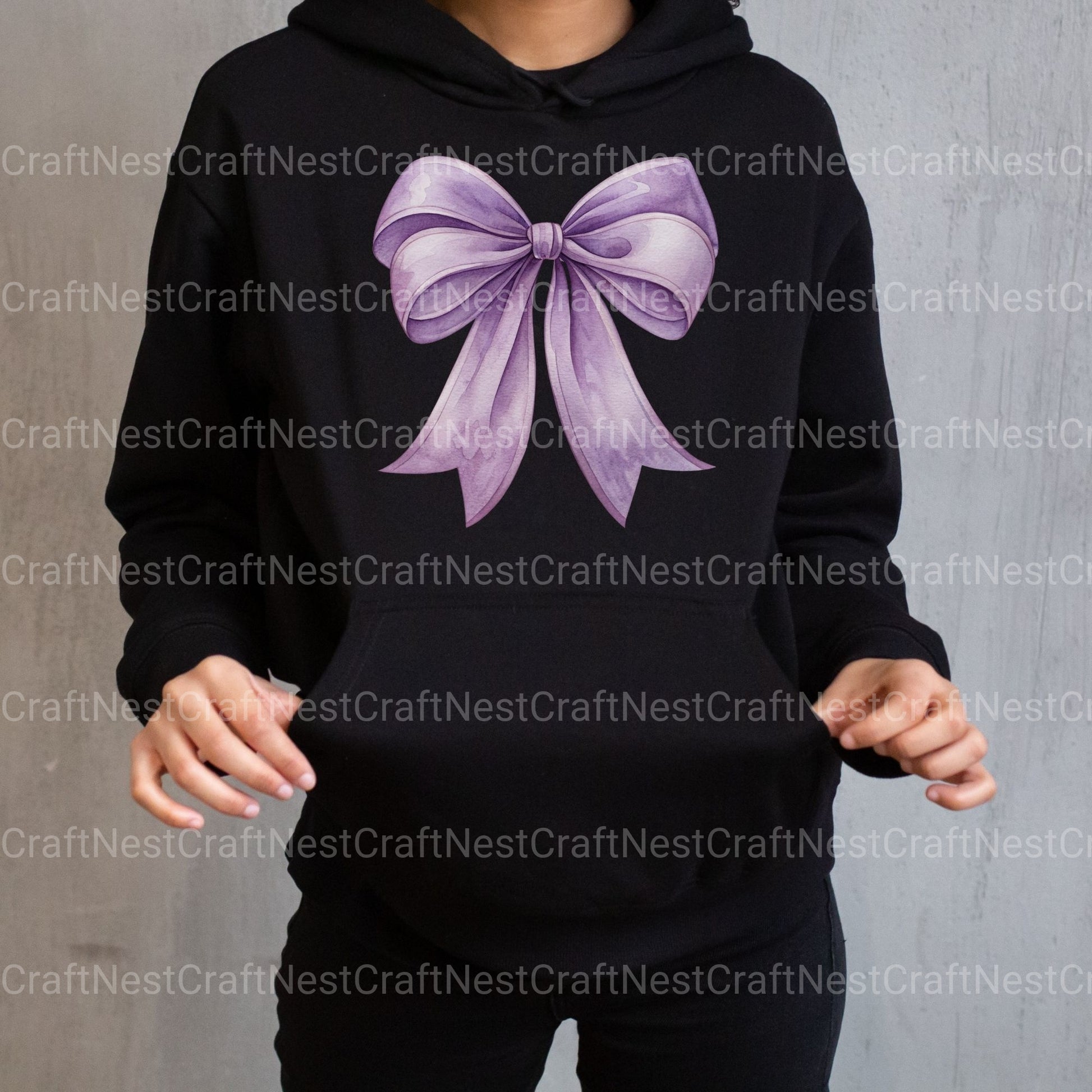 Purple Coquette Bows Clipart Bundle - CraftNest - Digital Crafting and Art