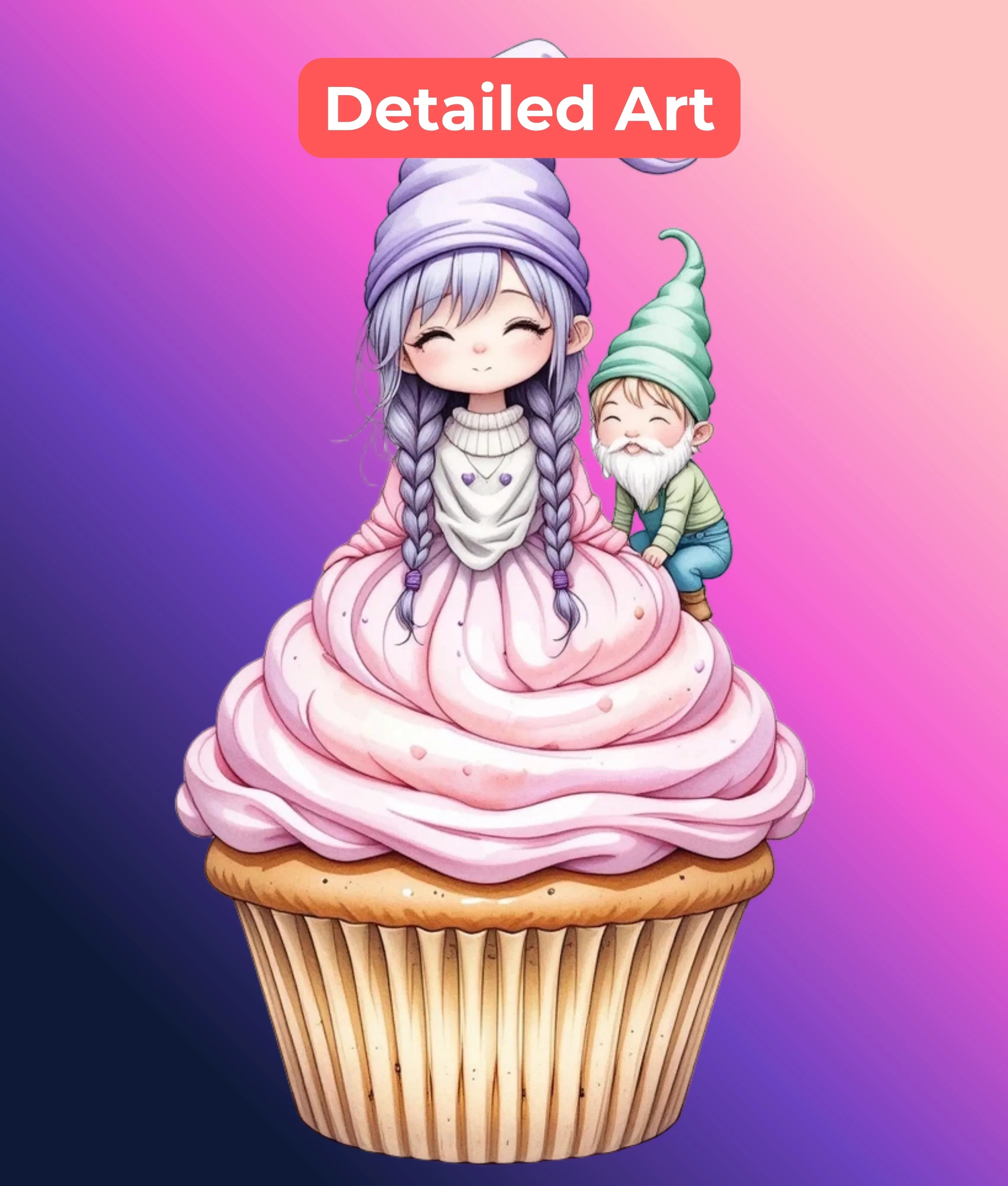Pastel Christmas Gnomes Clipart Bundle - CraftNest - Digital Crafting and Art