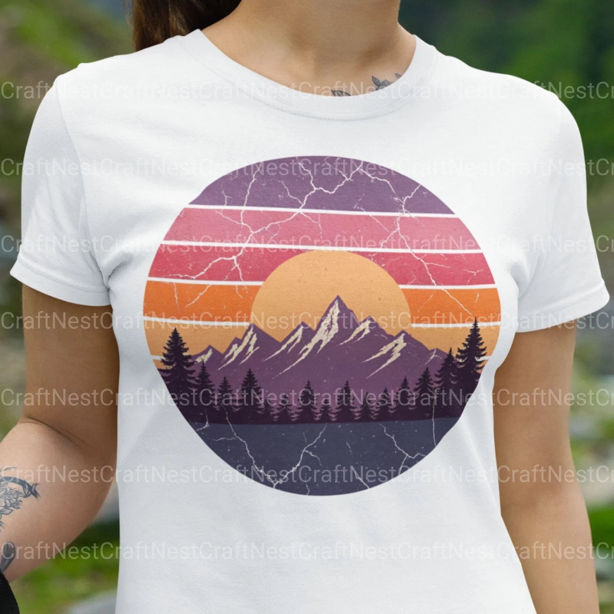 Retro Sunsets 2 Clipart Bundle - CraftNest - Digital Crafting and Art