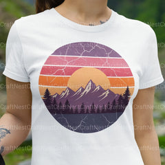 Retro Sunsets 2 Clipart Bundle - CraftNest - Digital Crafting and Art