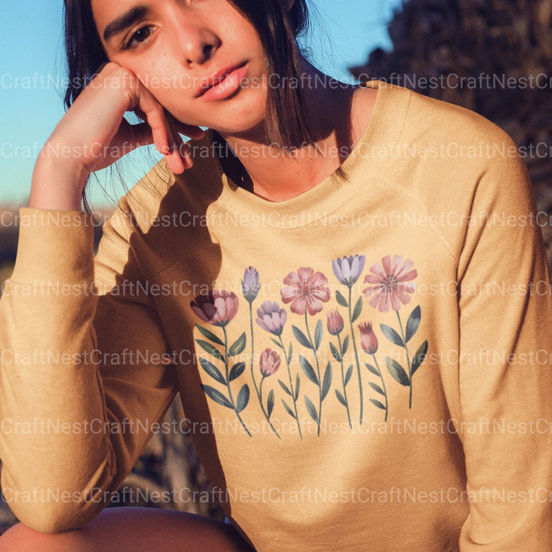 Boho Flowers Clipart Bundle - CraftNest - Digital Crafting and Art