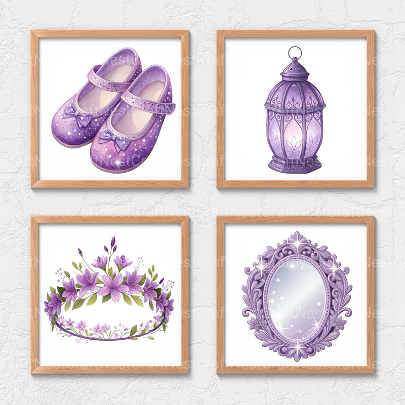 Fairy Purple Clipart Bundle - CraftNest - Digital Crafting and Art
