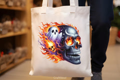 Skull Flames Clipart Bundle - CraftNest - Digital Crafting and Art