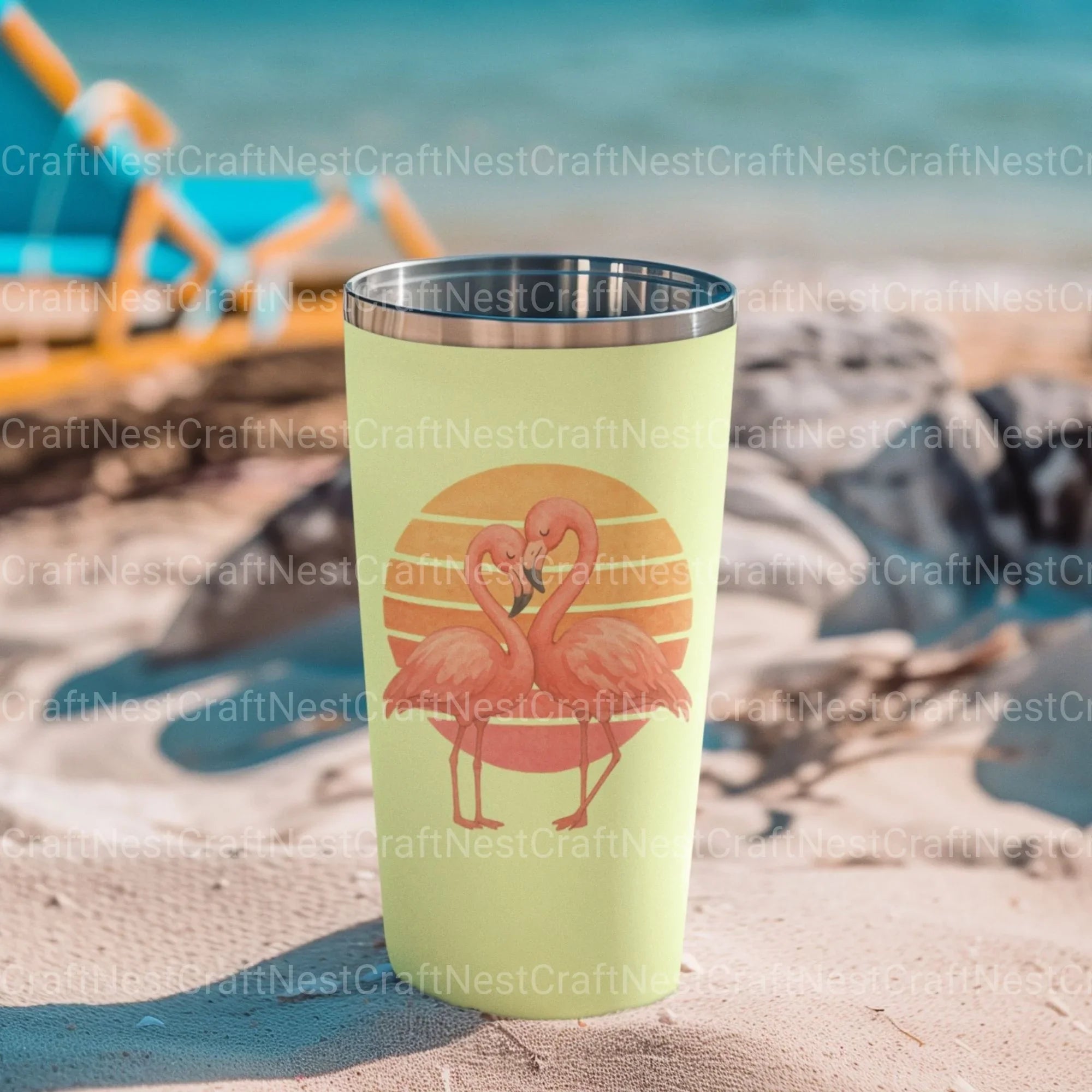 Retro Sunset & Animals Clipart Bundle - CraftNest - Digital Crafting and Art