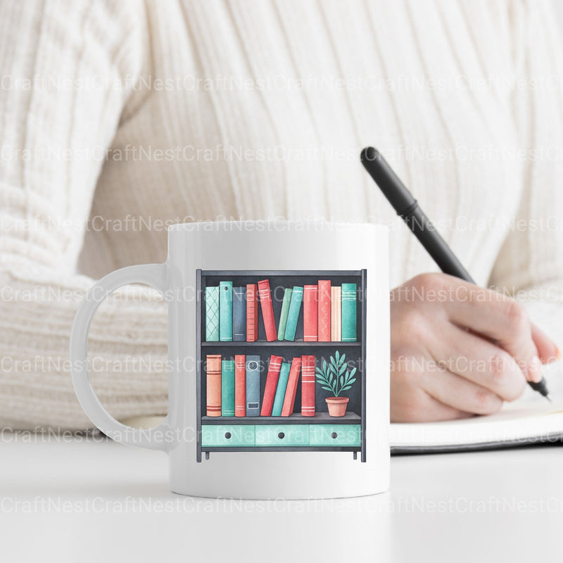 Minimalist Bookshelves Clipart Bundle - CraftNest - Digital Crafting and Art