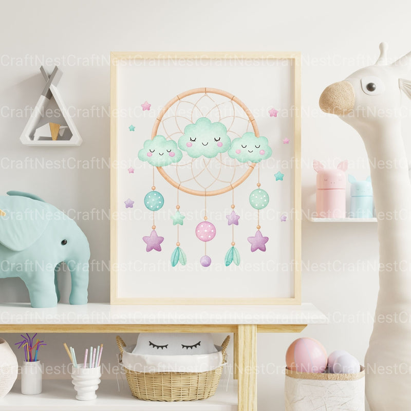 Dreamcatchers Pastel Clipart Bundle - CraftNest - Digital Crafting and Art