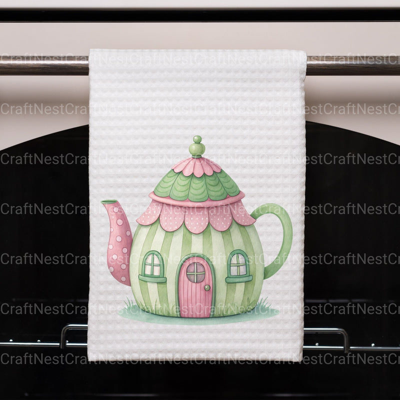 Teapot Houses Clipart Bundle - CraftNest - Digital Crafting and Art
