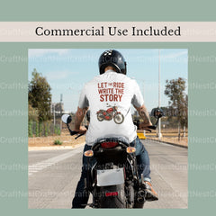 Let The Ride Write The Story Clipart Bundle - CraftNest - Digital Crafting and Art